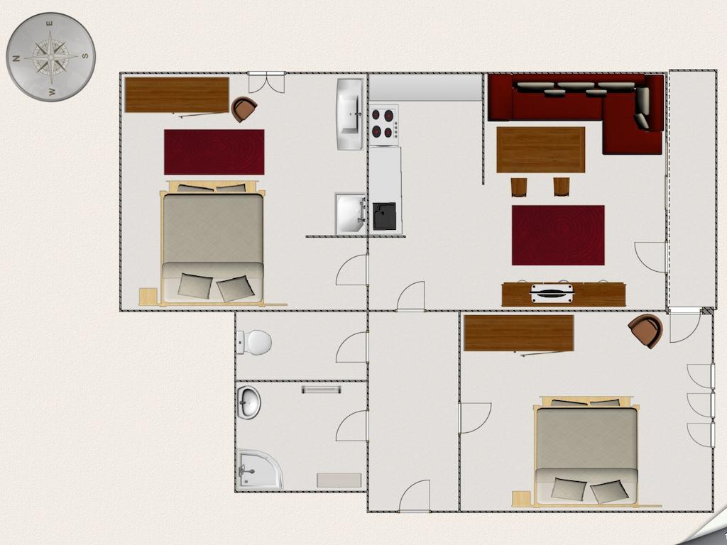 Appartement Fossa Fiss Værelse billede